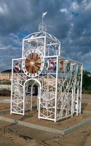 The bike church is a inique sight and I like showing it off to visitors. 