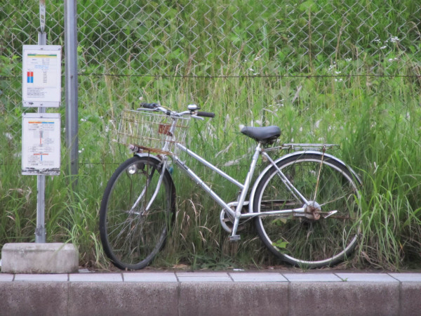 Bus Stop in Japan by Andre Rioux