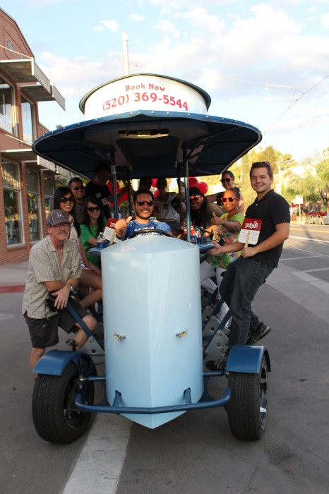 Photo 3: Taken by Yelp for their summer of fun Arizona Party Bike ice cream crawl.