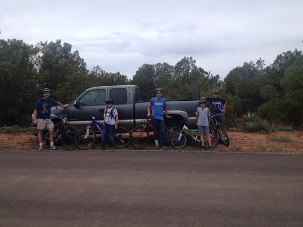 Photo 5: I took 5 fearless souls on a 6 mile up 6 mile down ride in Show Low.  Farthest ride for some of them.  All survived.