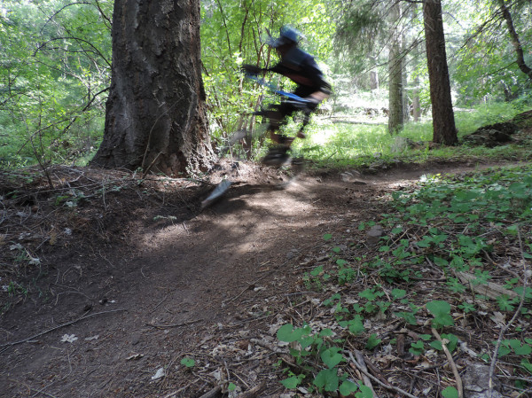 Photo 39: "Ando the Apparition" from this last weekend, shuttling runs on Aspen Draw with some buddies. 