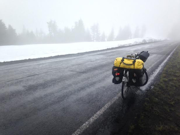 But it's a dry cold ... Crater Lake, OR, June 13,2014. Photo by Randy Garmon.
