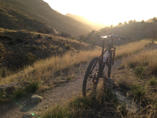 Sunrise on the Prison camp trail Mt Lemmon, AZ by Matt Banwart