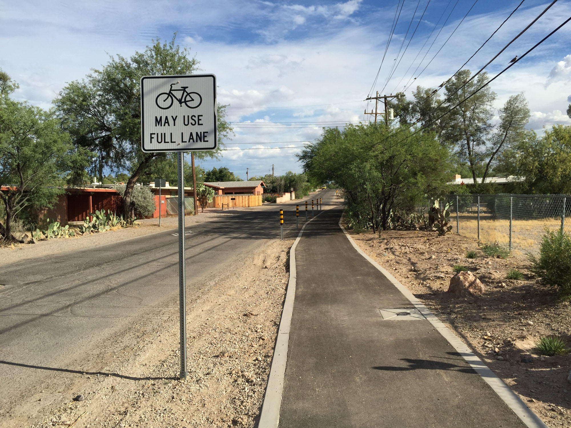Tucson gets its first 'Bikes May Use the Full Lane' signs Bicycle Tucson