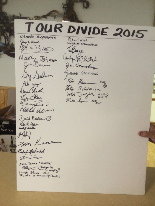 Tour Divide Roll Call by Mike Ingram 