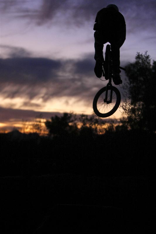 Sean\'s BMX sunset