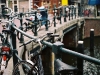 Susan\'s bikes on bridge in Amsterdam