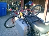 Scott\'s bike rack for his bike