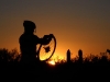 Mark\'s sunset silhouette